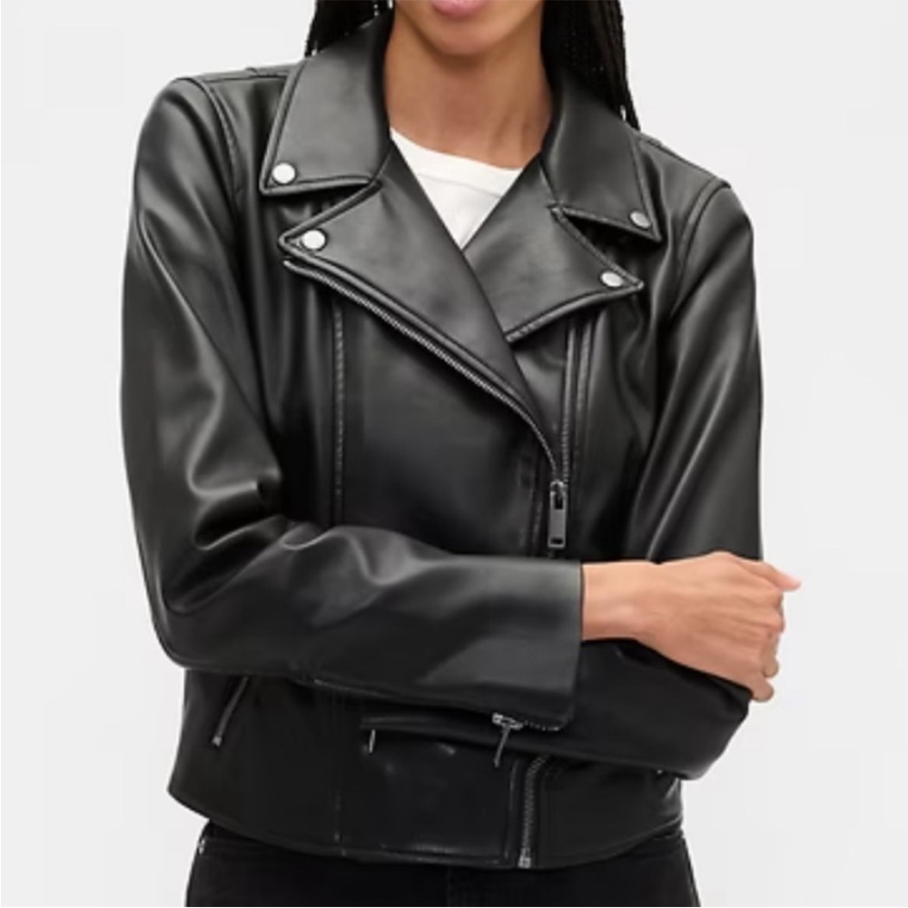 Unworn faux leather Women's Classic Motto Jacket